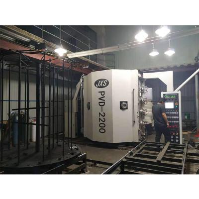 Máquina de aço inoxidável do chapeamento de ouro do vácuo da dobradiça de porta PVD da operação fácil a rendimento elevado