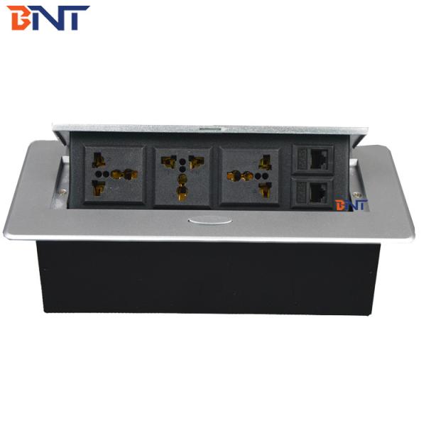 multi-functional configuration smart desktop hidden pop-up socket /furniture power outlet socket