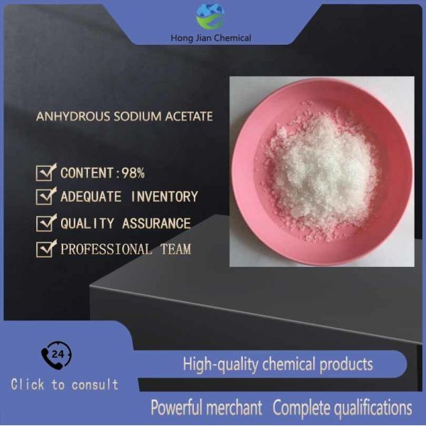 Sodium Acetate Anhydrous CH₃COONa as pH Buffer Solution Concrete Additive and Heat Storage Material