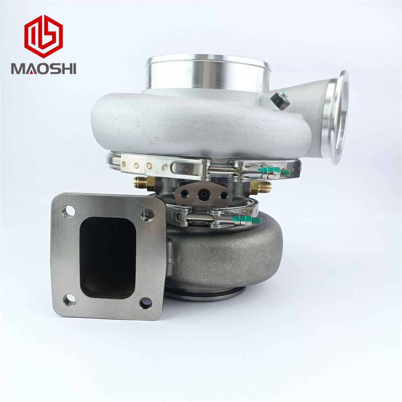 Ms-Tech G42-1200 Ceramic Dual Ball Bearing Compressor Turbocharger Kit AR 1.01 T4 Divided V-band 1200HP