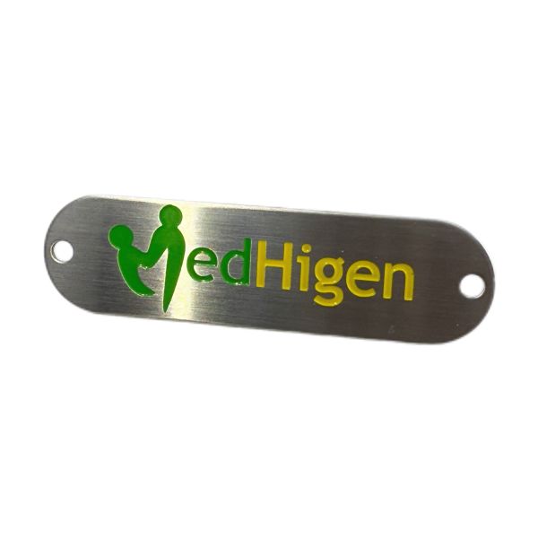 Brushed Etched Metal Name Plates Customized ted Name Plate For Commercial Field