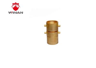 Material de aço inoxidável de bronze de tipo americano do adaptador masculino de acoplamento de mangueira do fogo