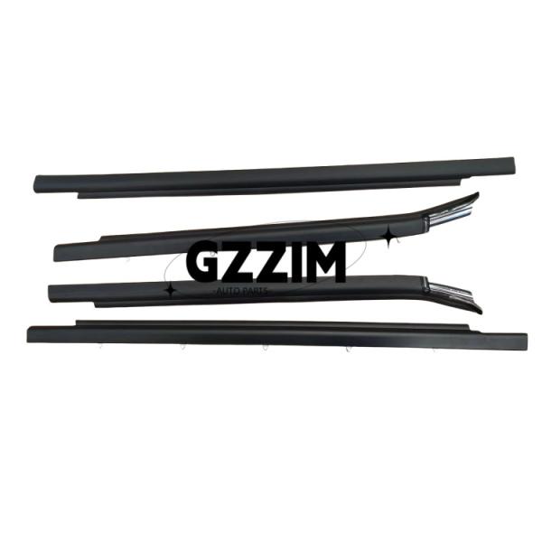 Toyota Car Window Trim Glass Exterior Layering Trim Используется для Тундры 2000-2006 Черный
