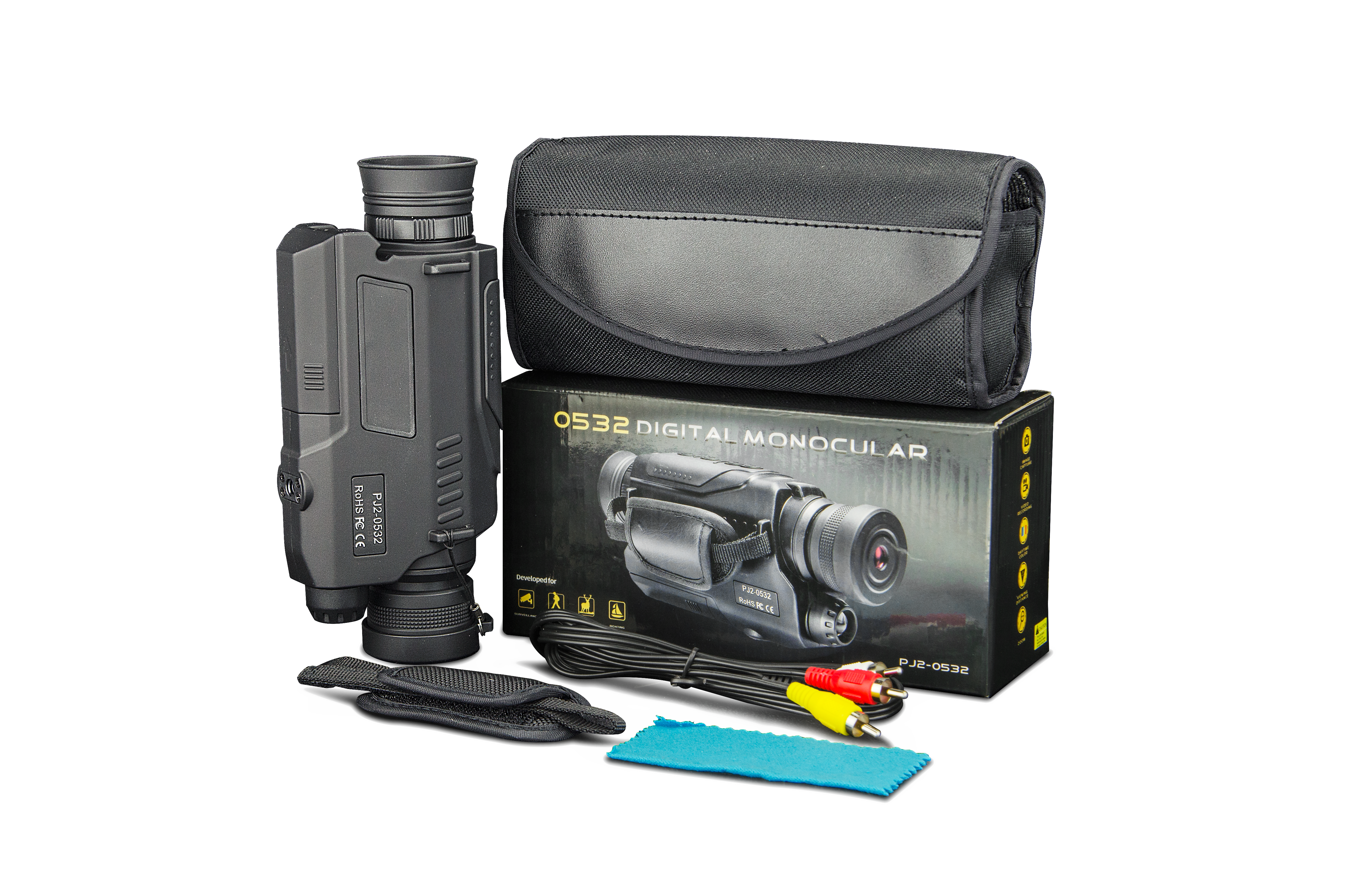 Monocular объема цифров черного ночного видения 8X32 ультракрасный и оптики камеры