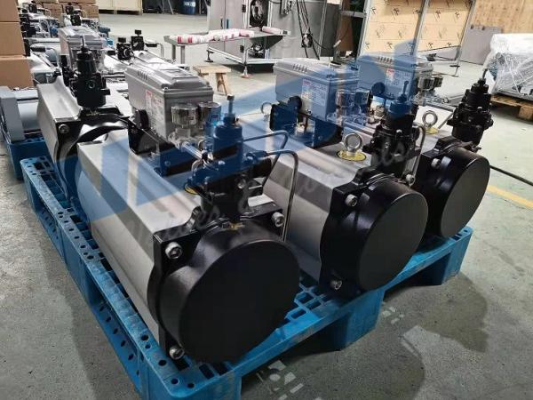 Atuador pneumático do ar do quarto de volta giratório da válvula 9NM para a engenharia municipal