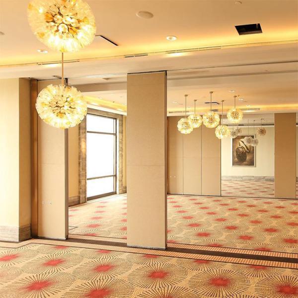 Système de paroi coulissante d'hôtel Paroi séparative acoustique mobile en tissu