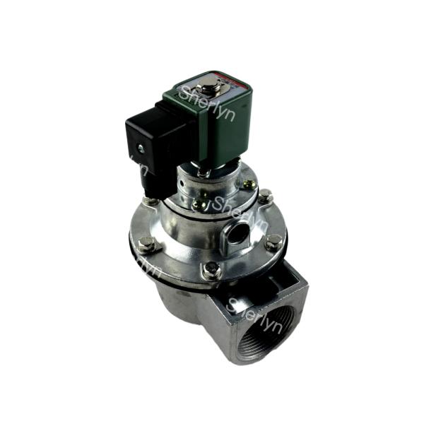 BFEC DMF-Z-40S de acero inoxidable 1.5' ángulo derecho de la válvula de chorro de pulso de la caja de bolsas 24VDC 220VAC