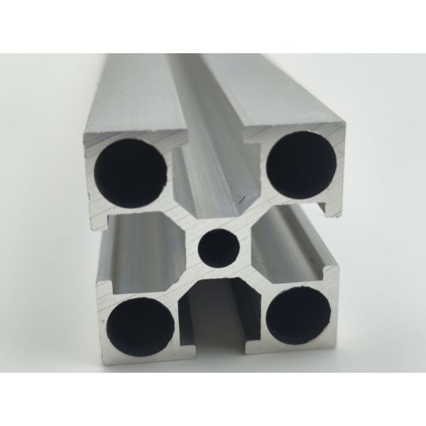 Custom-made 6000 series aluminum profile extrusion kitchen wardrobe sliding rails made in China are used for window bending and cutting.