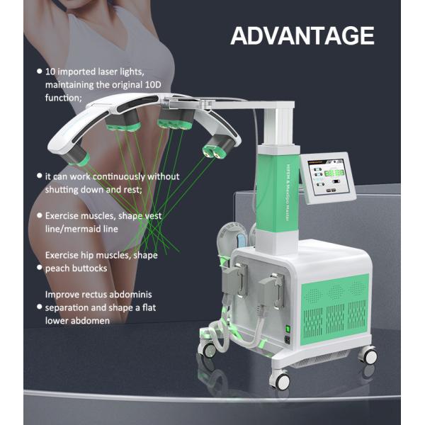 Machine de sculpture du corps de 800W-3500W 10D Laser HIEMT Machine de sculpture du corps pour le resserrement / l' amincissement