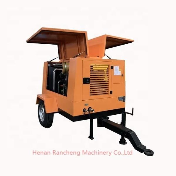 Compresor de aire portátil con tornillo diesel de 1400 kg 55 kW para una presión