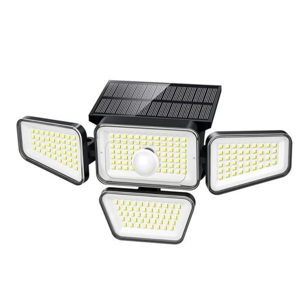 270 Led Waterproof Led Motion Sensor Solar Wall Light Waterproof and Easy to Install