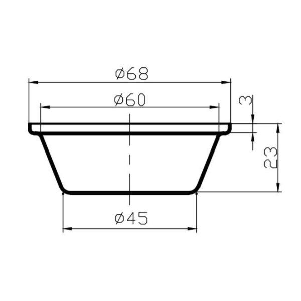 Rk Bakeware China Self Cutting Savory Pie Tin Pallet Tray (Tienda de pastel de hojalata de hojalata)