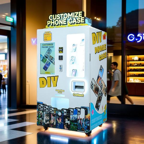 Máquina expendedora de impresión de carcasas para teléfonos CYJ-D04 20 carcasas/hora 450W