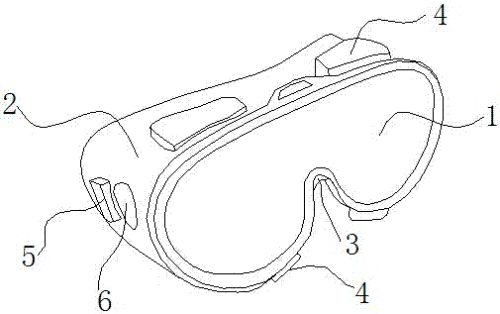 Professional Medical Protective Goggles Transparent Medical Protective Eyewear