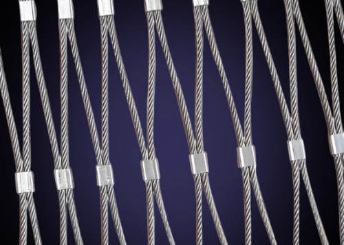 Stainless Steel 7*7 Wire Rope Mesh 316 For Birdcage Protection