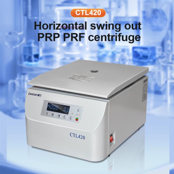 CTL420 Plasma Separation Laboratory Centrifuge PRP Automatic Balance Centrifuge with DC Brushless Motor