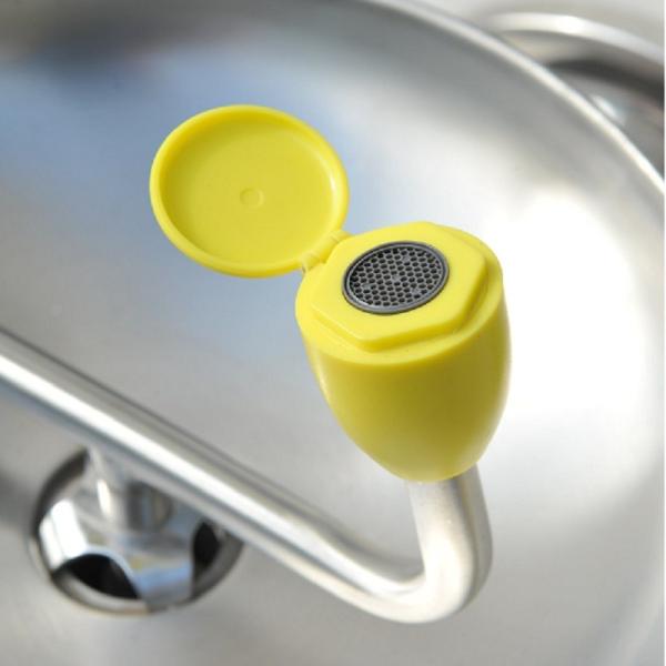 Stainless Steel eyewasher Classic Wall Mounted Eyewash Station  for labs Safety Equipment round bracket