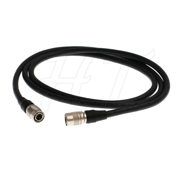 4 Pin Hirose Power Cable  Male to Male 12V Sound Devices 688 633 Zoom F4 F8