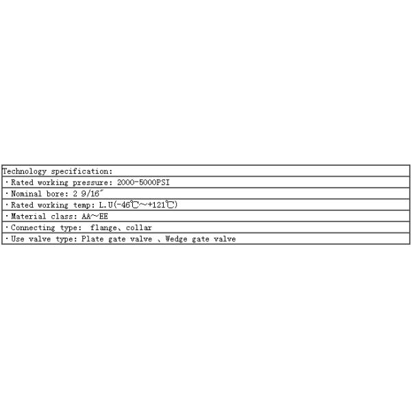 API Certified Water Injection Wellhead 2000-5000psi Rated Working Pressure