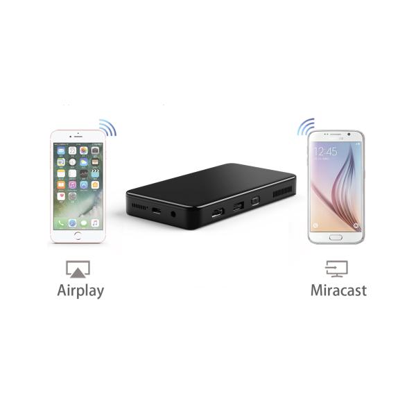 Flyin S90 4K Mini Portable Android Smart DLP Projector WIFI Bluetooth Enabled Shaped Mobile Phone US Plug LED Lamp 3D Battery