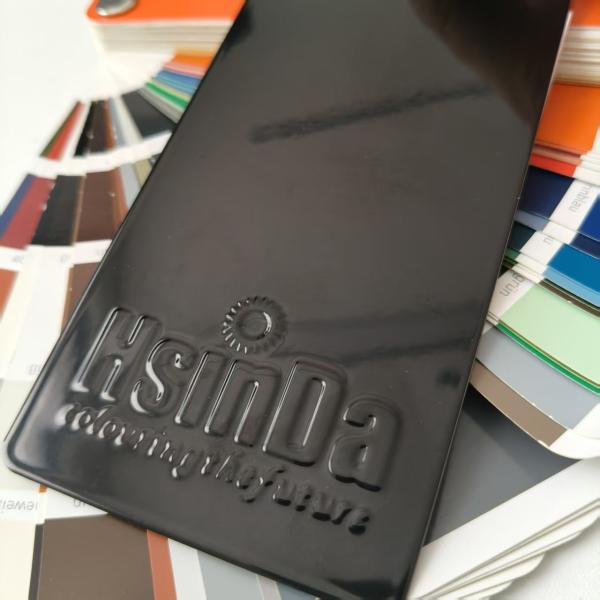 Chemical Resistant Ral 9005 90-100% Glossy Black Powder Paint Electrostatic Coating for Springs Painting