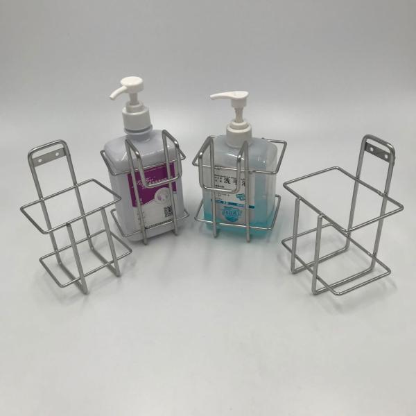 Medical Hand Sanitizer Hook Hanger Metal Wall Hanging Baskets of Stainless Steel