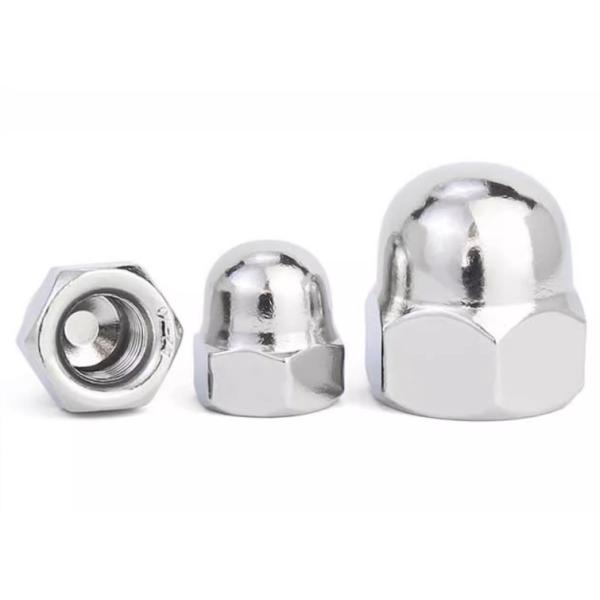 M6 M8 TC4 Gr2 Gr5 Titanium Alloy Hexagon Hex Domed Cap Nut Color Anodized DIN1587