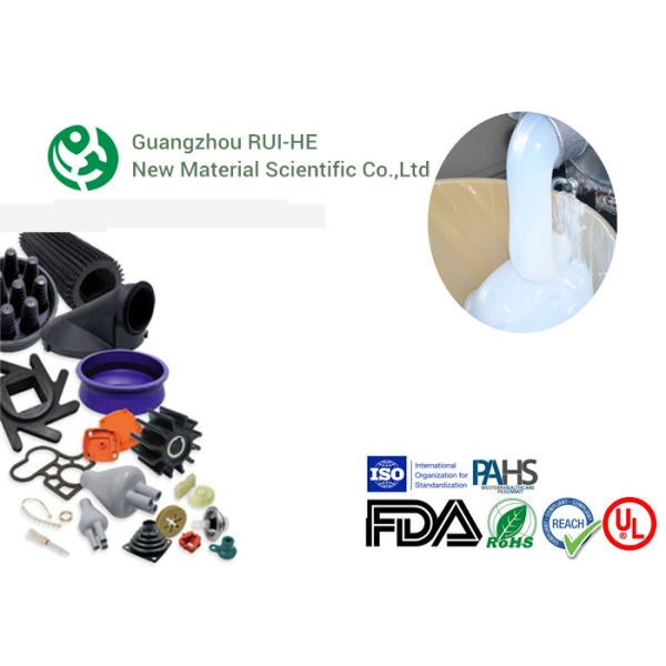 Anti Yellowing Platinum Cure Silicone Rubber Compound High Elongation