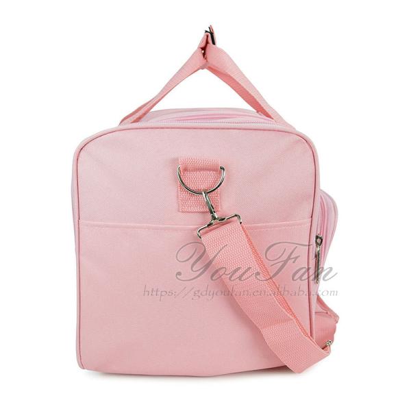 Premium Women'S Sports Duffle Bag Pink Color With Detachable Shoulder Strap