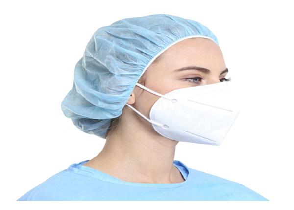 Adjustable Nosepiece Foldable N95 N99 Mask Non Woven Fabric Materials Light Weight