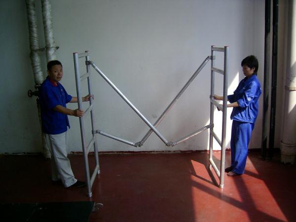 Échafaudage pliable sûr de joints de serrure d'anneau avec le système joignant formé à froid EN1004 2004