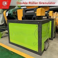 Granulador de fertilizantes de rolos duplos de 1-2T/H com rolos de aço ligado