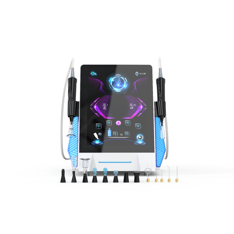 Portable 2 Handles Cold Plasma Machine For Hair Anti Loss Skin Rejuvenation