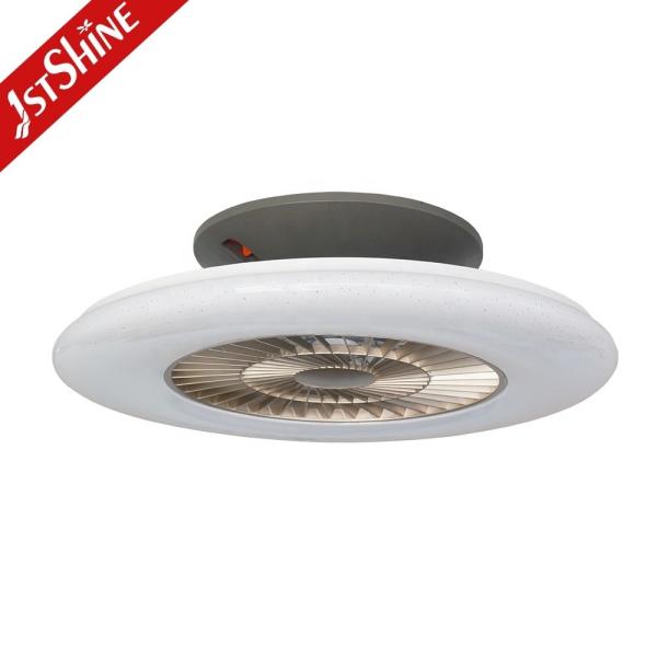 1stshine 2- Safe Star Pattern Soft Light Child Room Time Setting Ventilador de teto LED regulável