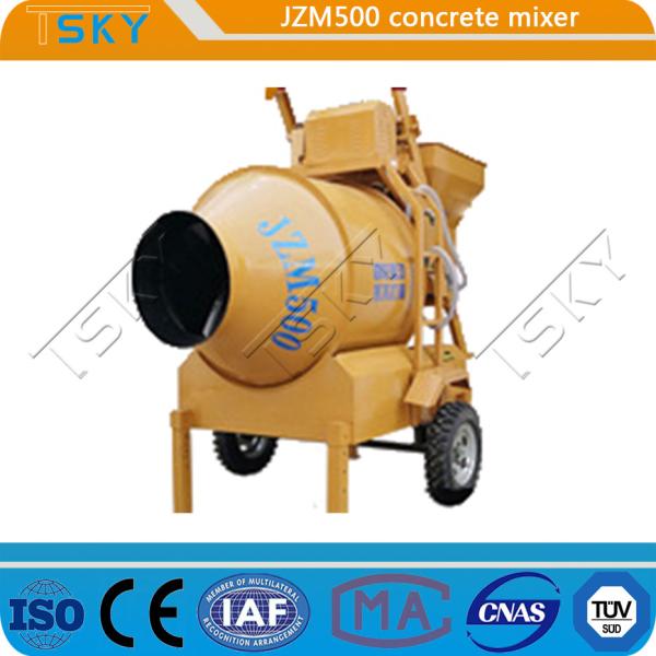 Mezclador concreto industrial 20m3/H de los emplazamientos de la obra JZM 500