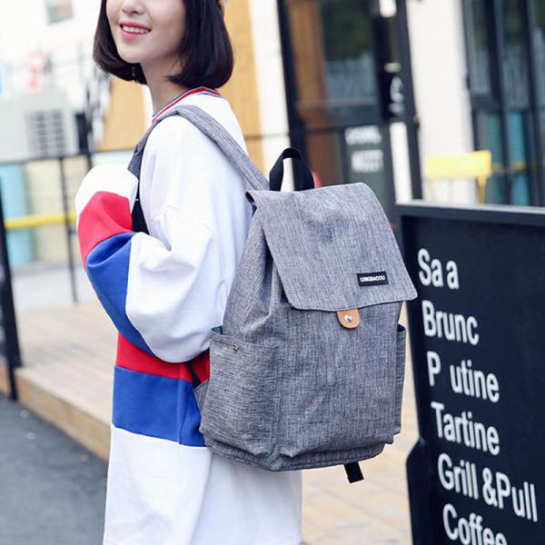 New canvas school backpack,bag school for teenagers,school bag trendy backpack