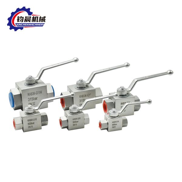 KHB3K High Pressure Hydraulic BALL Valve NPT/SAE/BSP/BSPT Carbon Steel