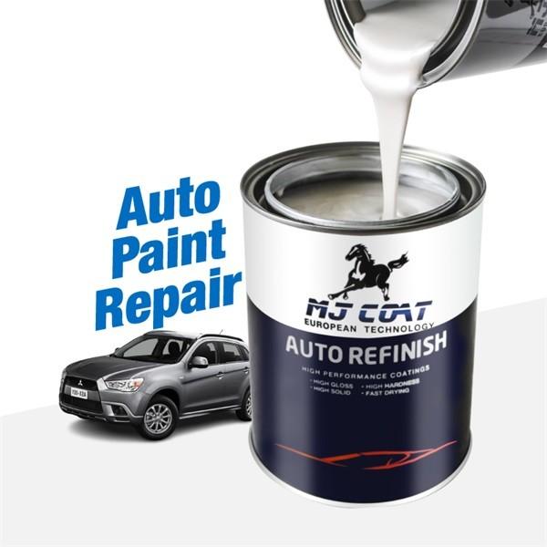 White Orange Yellow Glossy Car Paint Refinish Good Leveling High Fullness