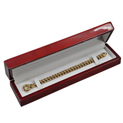 Lxury Wooden Boxes with domed timber Lid & concave side--Long Bracelet boxes