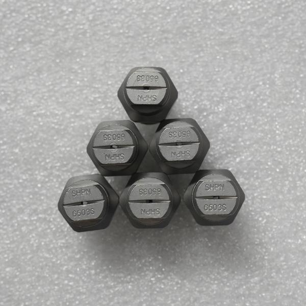 40° Fan-Shaped High-Pressure Nozzle for Sweeper Trucks (Stainless Iron, Stable Spray)