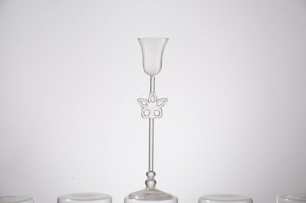 Candle holder,  Heat-resistant  glass, borosilicate glass, decorative glass, hanging ball, flower vase