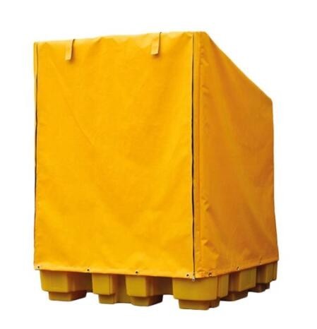 Flat Bottom 600D Vinyl Cover /Plastic Poly Pallet Cover, Big Square Bottom Poly Pallet Cover, Huge Clear Plastic Pall