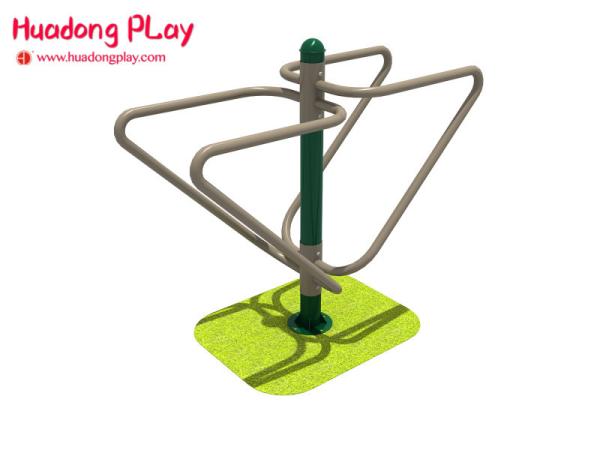 Power Public Greenfield Fitness Equipment  Safe Parallel Bars Include Two Men