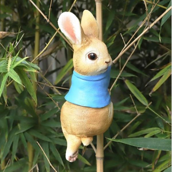 Creative Garden Cartoon Rabbit Hanging Resin Garden Decoration