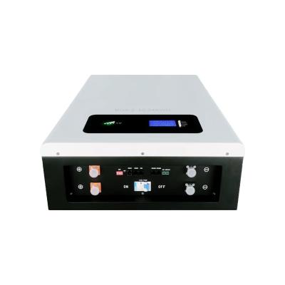Système solaire de maison de la batterie lithium-ion 100Ah/200Ah/400Ah du bâti 48V de mur, protection de sécurité, taille : 850*650*280mm, tension :