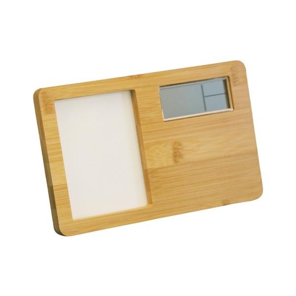 DIY Blank Sublimation Wooden Digital Clock Photo Frame For Sublimation Printing