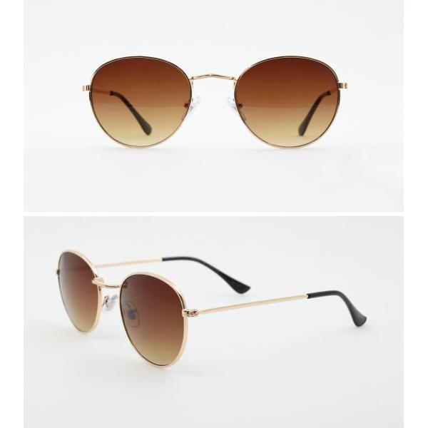 Polarized Sunglasses Classic Small Round Metal Frame for Women Men Durable Metal Collection for Outdoor Driving Golf