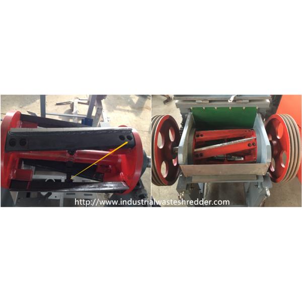 Переплетенный шредер отбросов производства меха 120мм лезвий