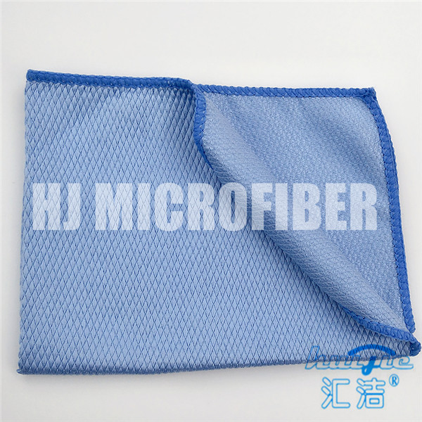 Microfiber 30*40cm 80% polyamide and 20% polyester piped household cleaning french towel