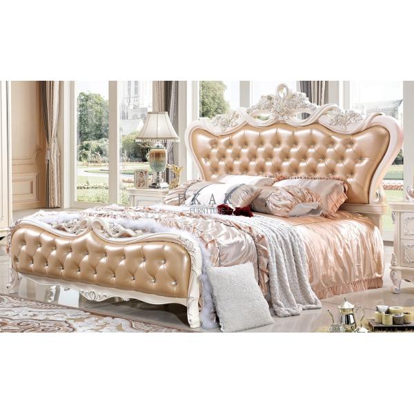 Luxury Classic European Set Antique King Size Bed